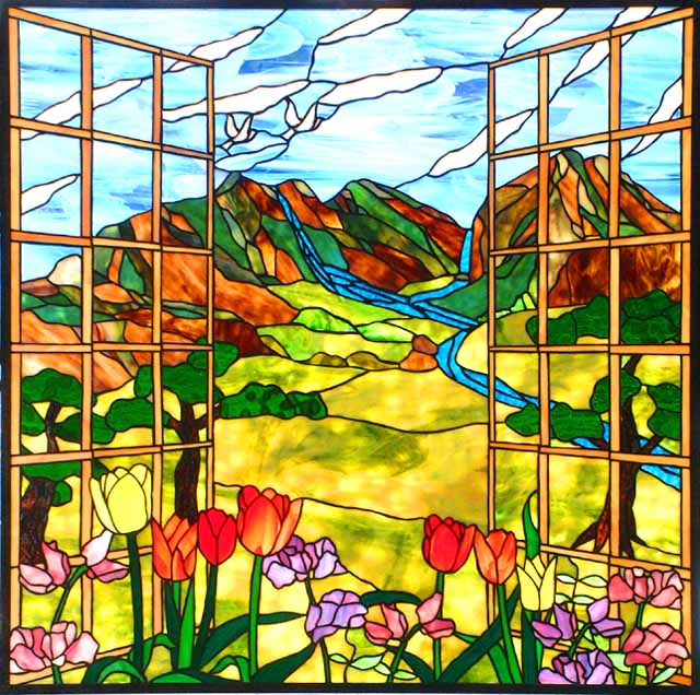 1000+ images about Stained glass - Landscapes on Pinterest | Stained ...