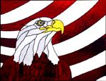 Eagle and Flag