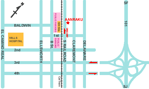 Map to Aanraku Studios